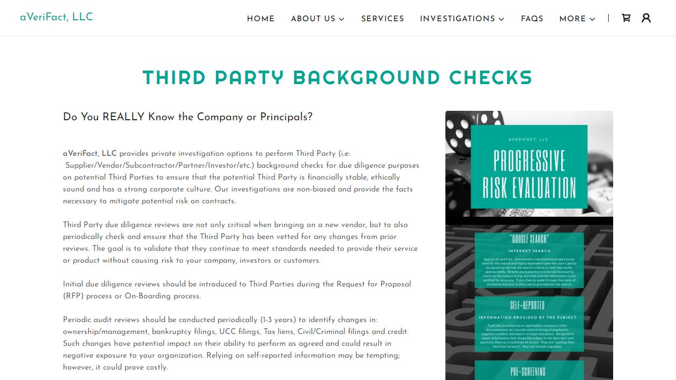 aVerifact, LLC - Third Party, Background Checks